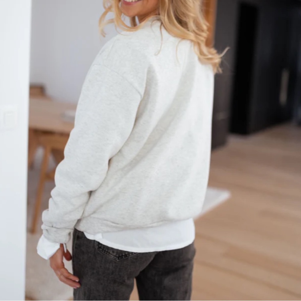 New York Sherpa Crewneck Sweatshirt - Picture 2 of 8